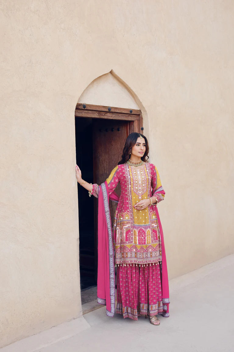 Rani Saaz-Sharara Set