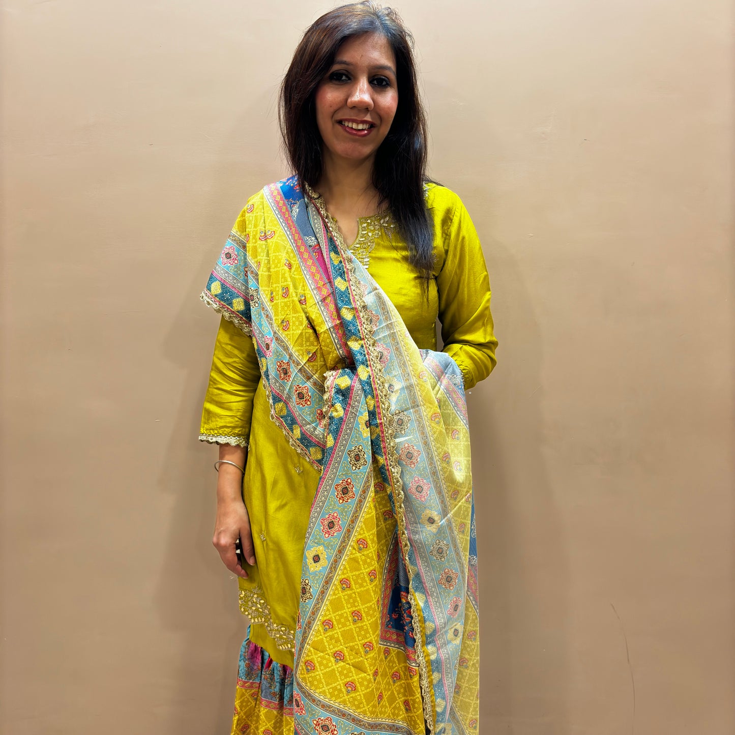 Aanya Yellow Sharara Suit
