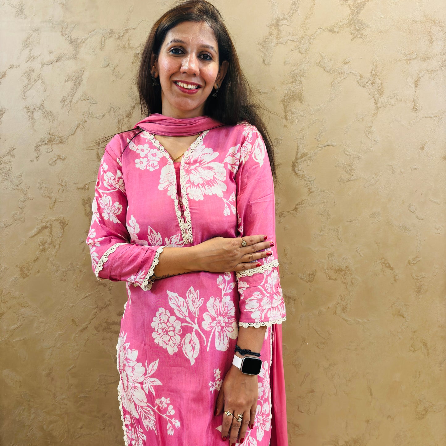 Mehr Muslin Schiffli Suit