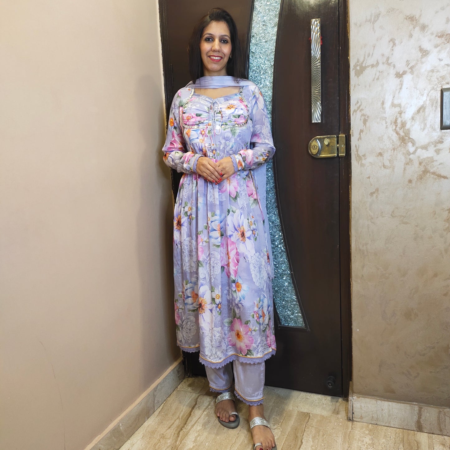 Meera Padded Chinnon Nyra Suit