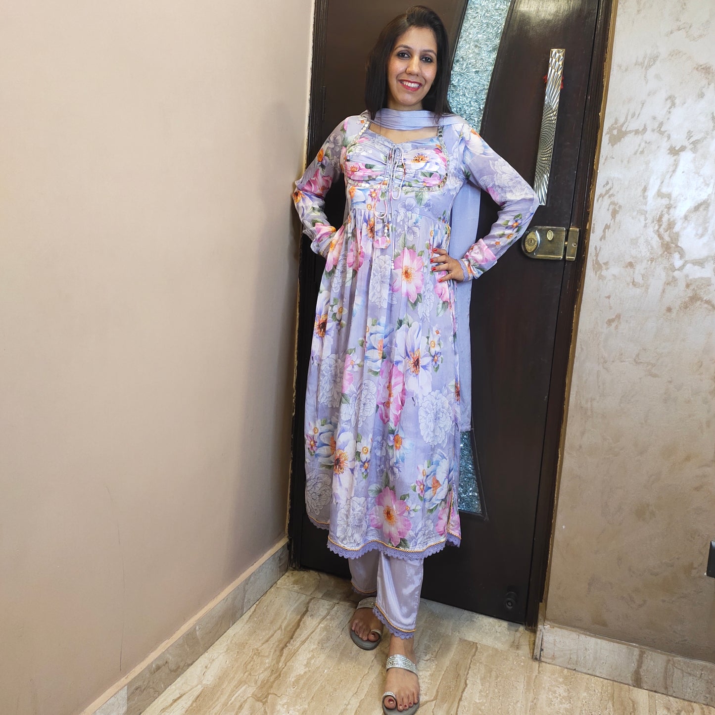 Meera Padded Chinnon Nyra Suit
