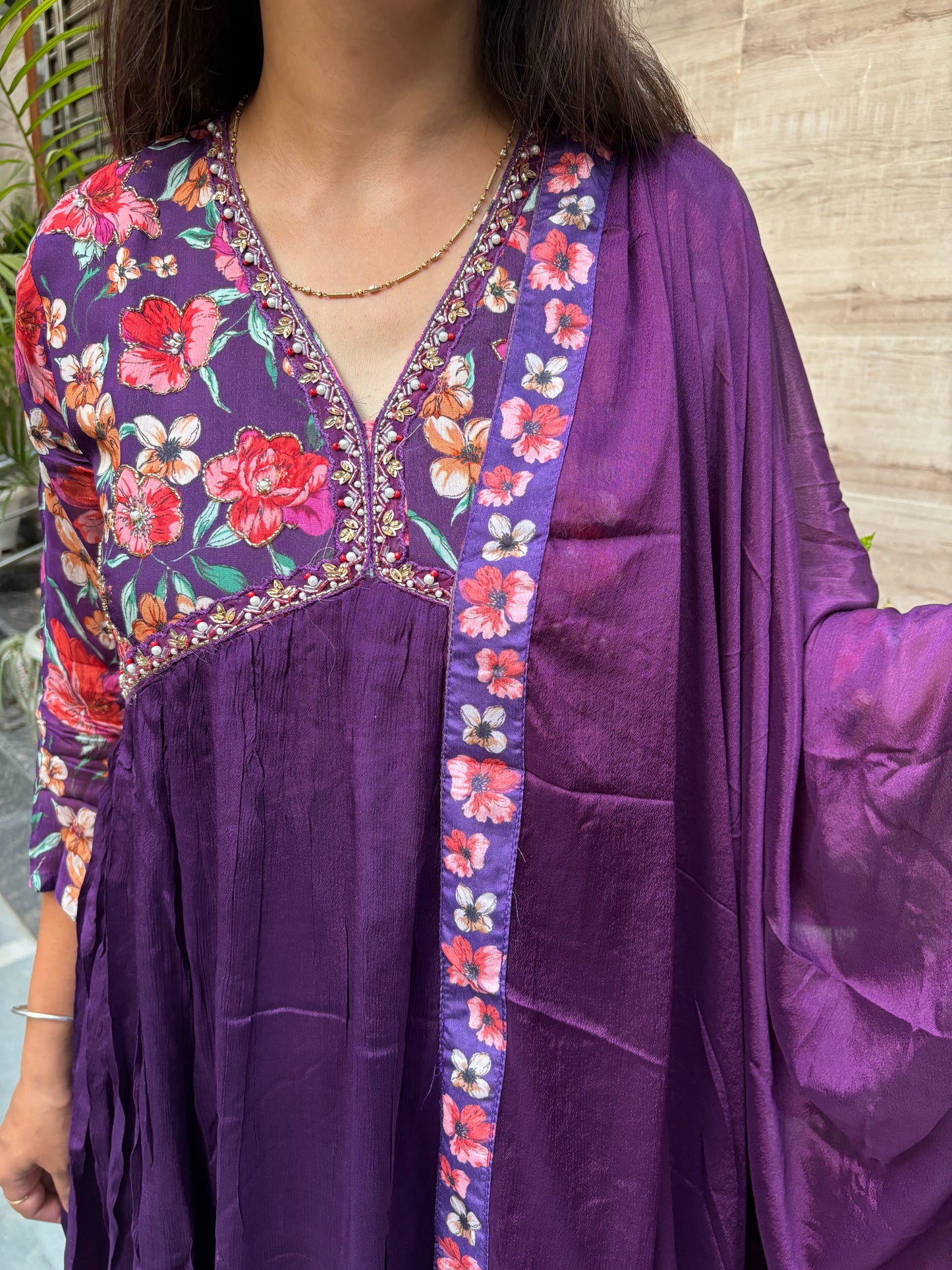 Purple Alia Gown