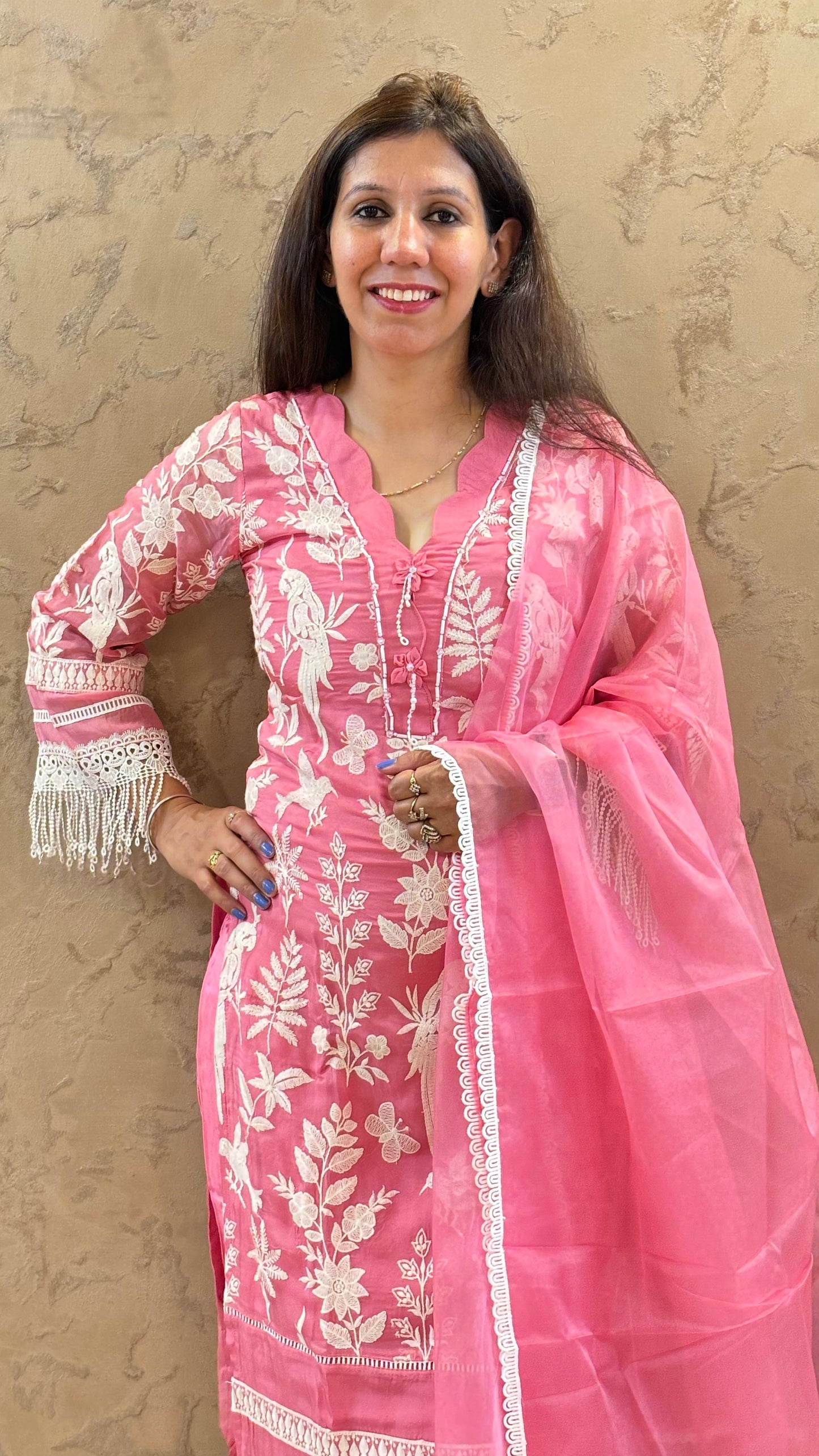 Blush Blossom-Suit Set