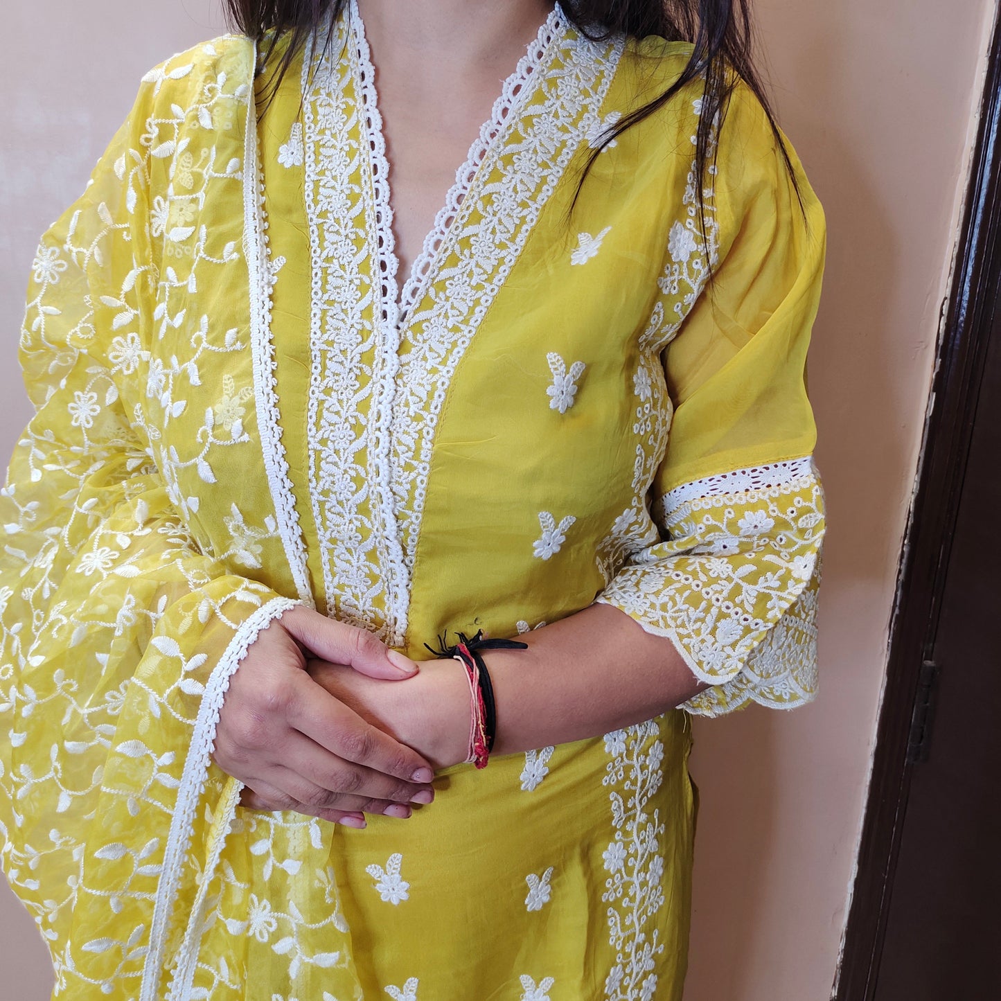 Thread Work Pakistani Suit Set