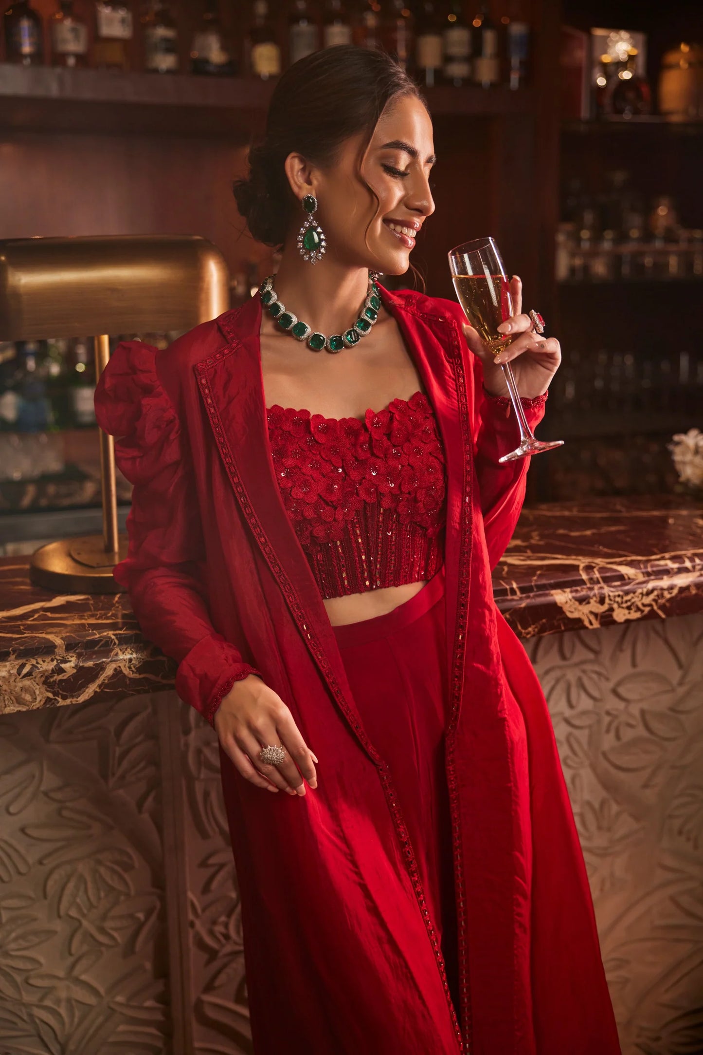 Dil Se Dazzling-Jacket Set