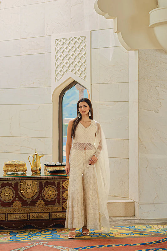 Pearl Perfection-Palazzo Set