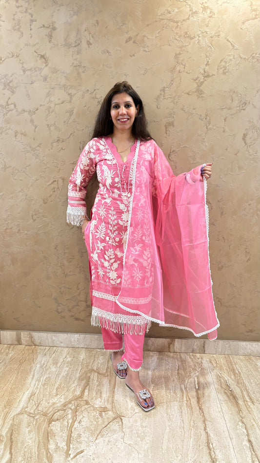 Blush Blossom-Suit Set