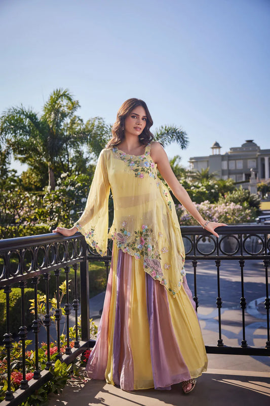 Palette of Rang-Skirt Set