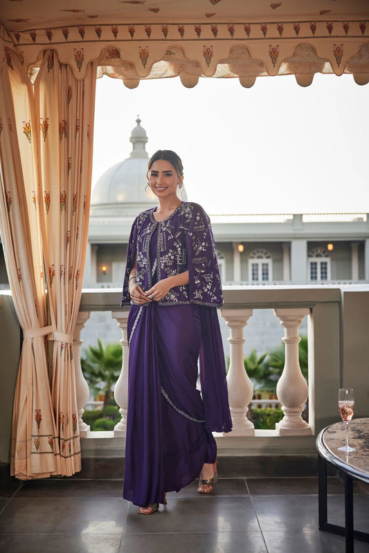 Charming Cheers-Pre Draped Saree